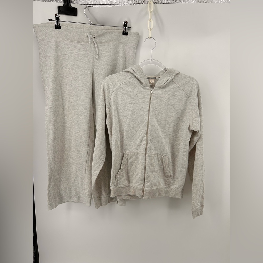 GAP 100% Cotton Set Size M XS Beachy Lounge Leisure Comfort Hoodie Pants